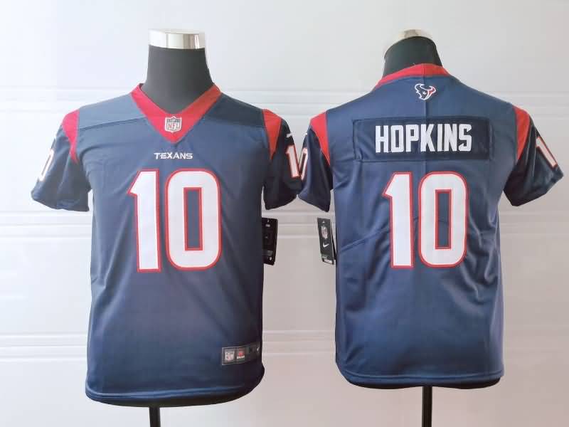 Houston Texans Kids HOPKINS #10 Dark Blue NFL Jersey