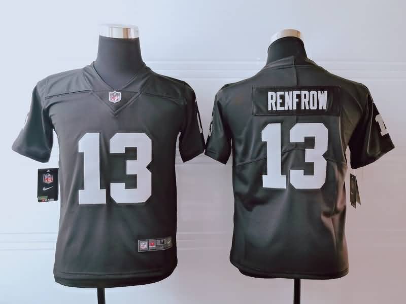 Las Vegas Raiders Kids RENFROW #13 Black NFL Jersey