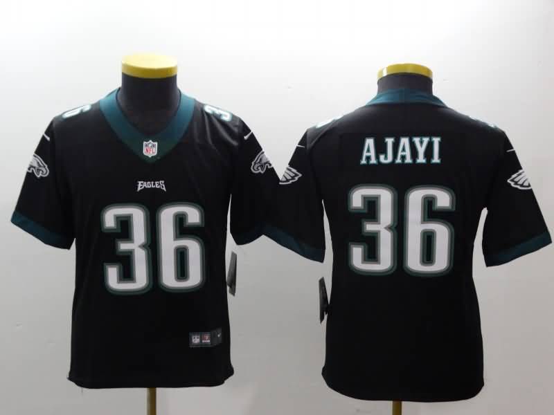 Philadelphia Eagles Kids AJAYI #36 Black NFL Jersey