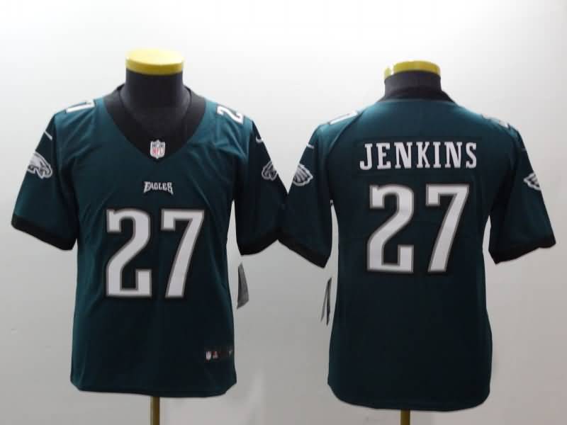 Philadelphia Eagles Kids JENKINS #27 Green NFL Jersey