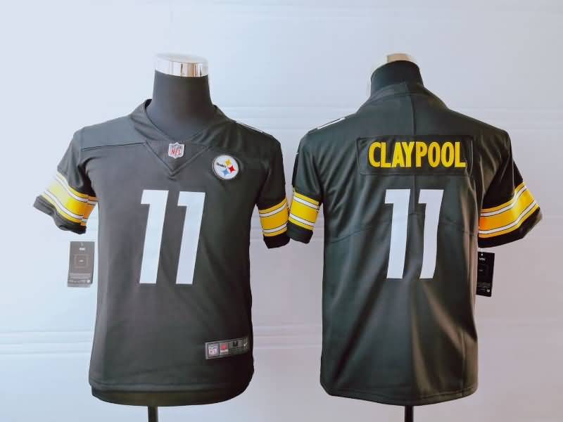 Pittsburgh Steelers Kids CLAYPOOL #11 Black NFL Jersey