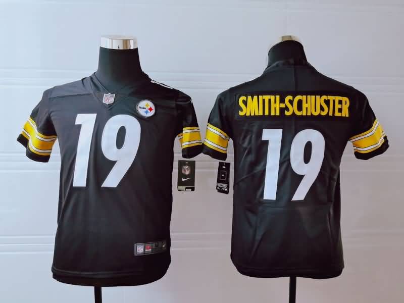 Pittsburgh Steelers Kids SMITH-SCHUSTER #19 Black NFL Jersey