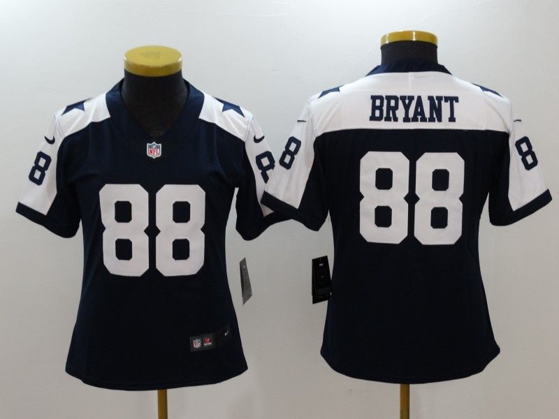 Dallas Cowboys BRYANT #88 Dark Blue Women NFL Jersey