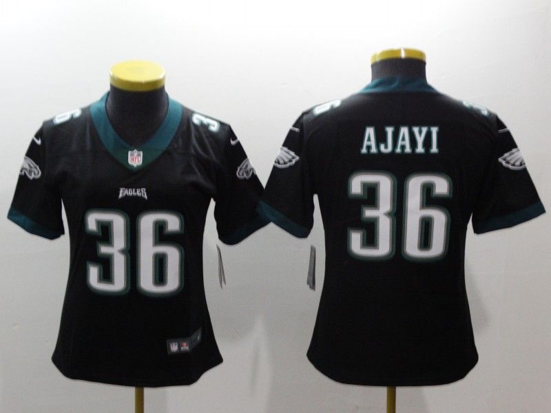 Philadelphia Eagles AJAYI #36 Black Women NFL Jersey