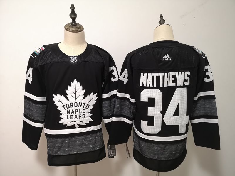 2019 Toronto Maple Leafs Black MATTHEWS #34 All Star NHL Jersey