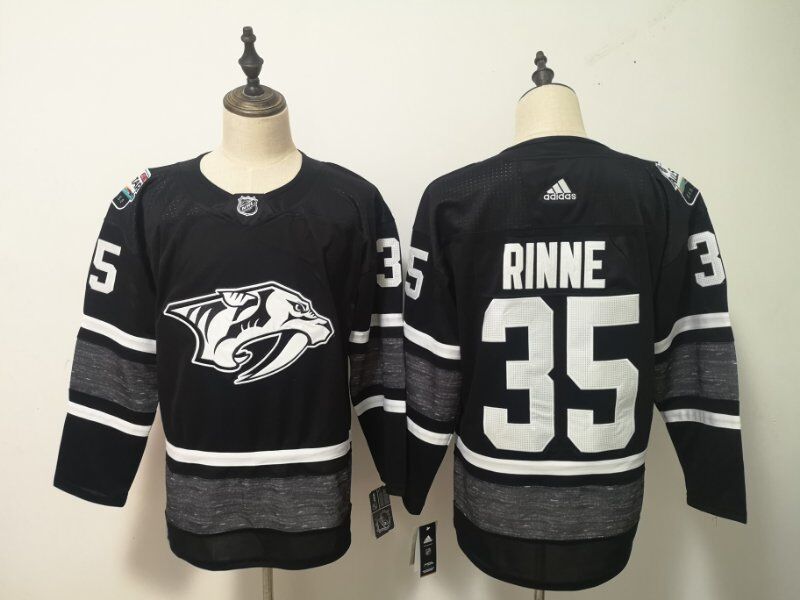 2019 Nashville Predators Black RINNE #35 All Star NHL Jersey