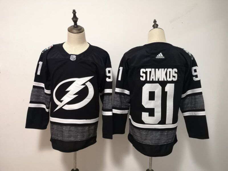 2019 Tampa Bay Lightning Black STAMKOSL #91 All Star NHL Jersey