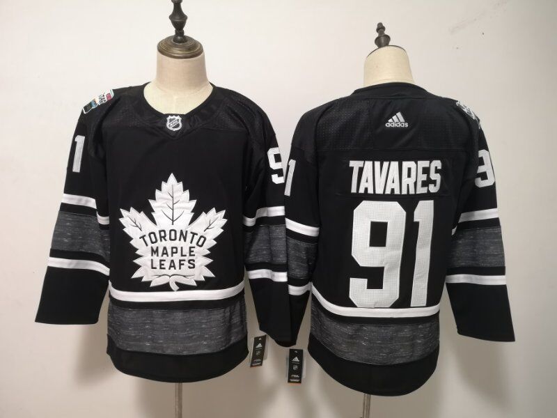 2019 Toronto Maple Leafs Black TAVARES #91 All Star NHL Jersey