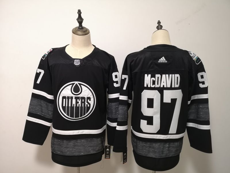 2019 Edmonton Oilers Black MCDAVID #97 All Star NHL Jersey