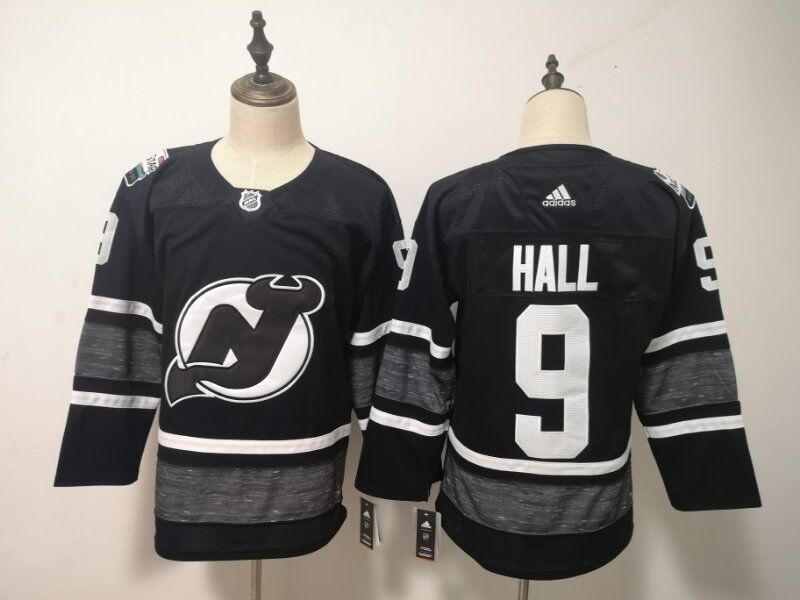 2019 New Jersey Devils Black HALL #9 All Star NHL Jersey