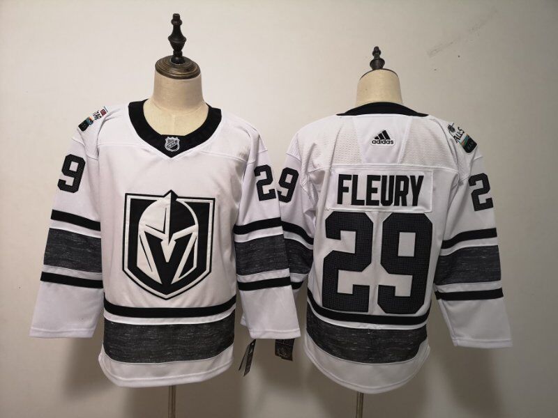 2019 Vegas Golden Knights White FLEURY #29 All Star NHL Jersey