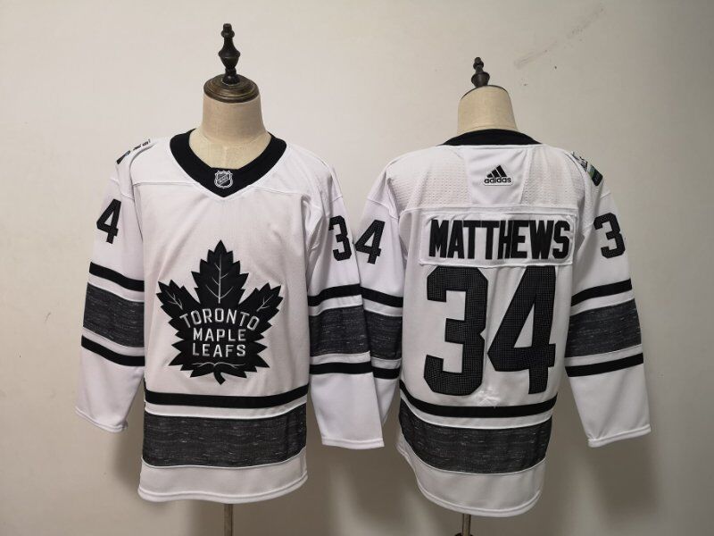 2019 Toronto Maple Leafs White MATTHEWS #34 All Star NHL Jersey