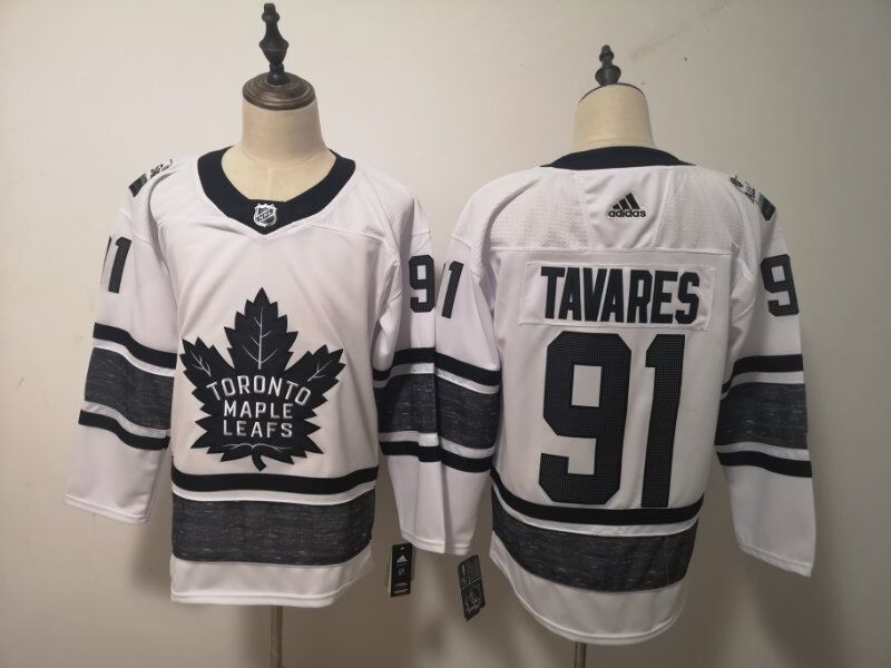 2019 Toronto Maple Leafs White TAVARES #91 All Star NHL Jersey