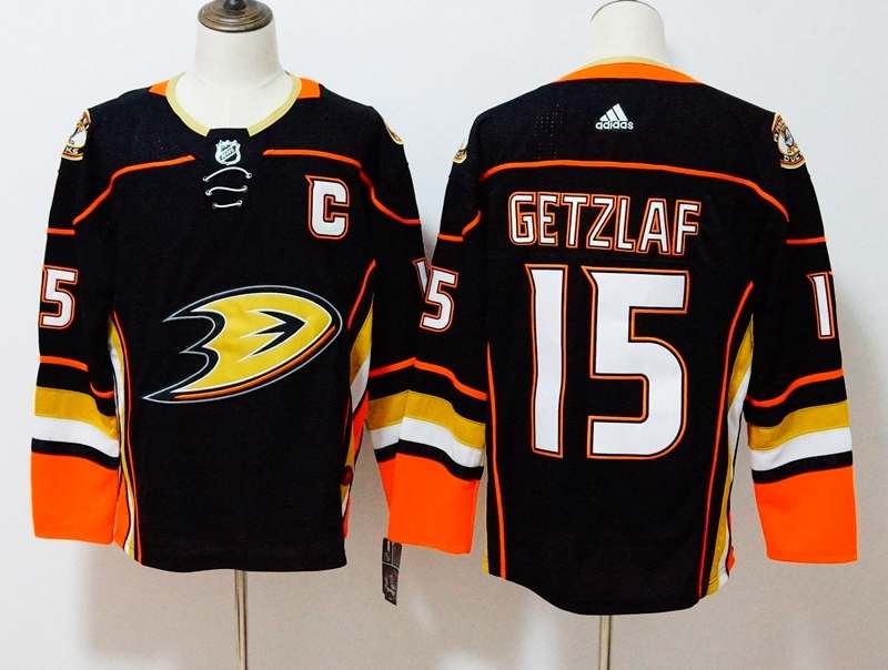 Anaheim Ducks Black GETZLAF #15 NHL Jersey