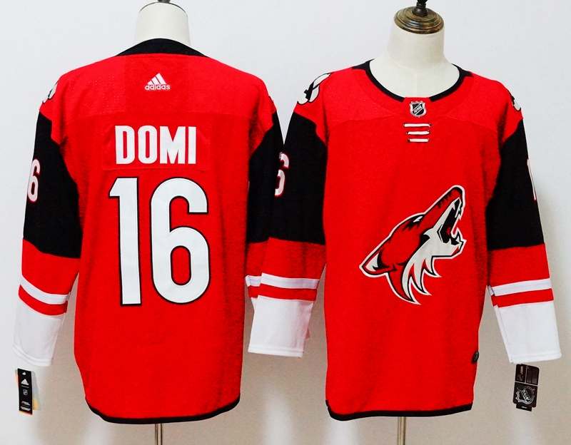 Arizona Coyotes Red DOMI #16 NHL Jersey