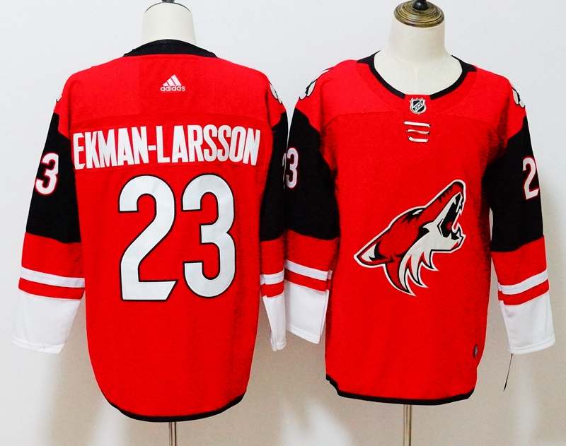 Arizona Coyotes Red EKMAN-LARSSON #23 NHL Jersey