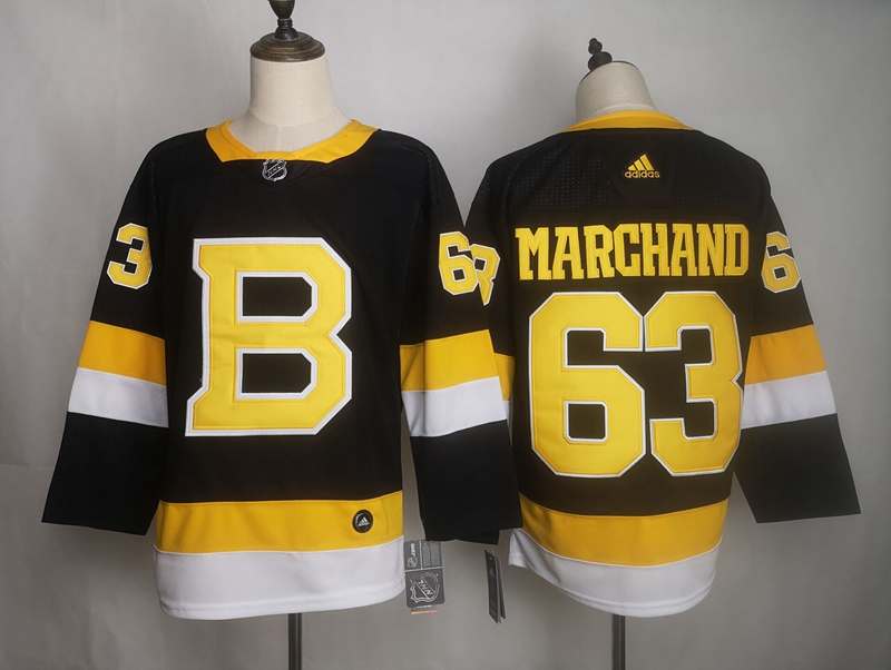 Boston Bruins Black MARGHAND #63 Classics NHL Jersey