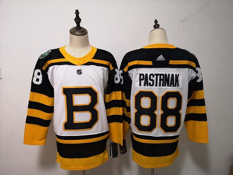 Boston Bruins White PASTRNAK #88 Classics NHL Jersey