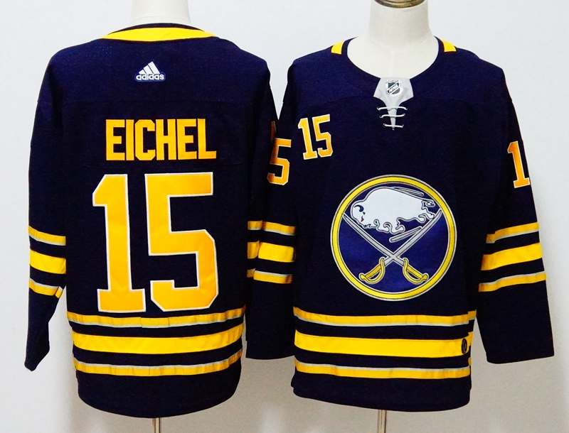 Buffalo Sabres Dark Blue EICHEL #15 NHL Jersey