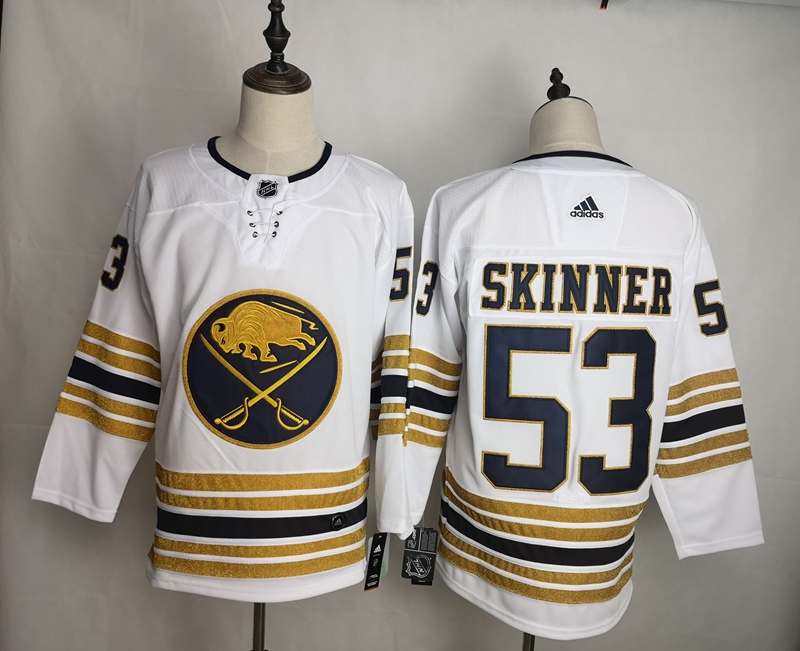 Buffalo Sabres White SKINNER #53 NHL Jersey 02