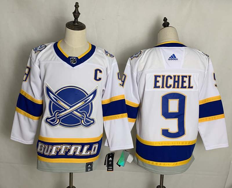 Buffalo Sabres White EICHEL #9 NHL Jersey