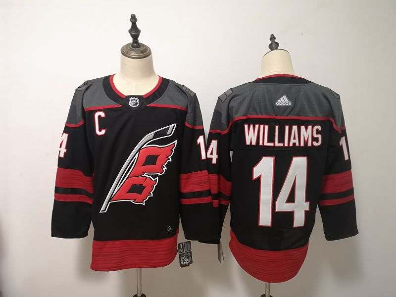 Carolina Hurricanes Black WILLAMS #14 NHL Jersey