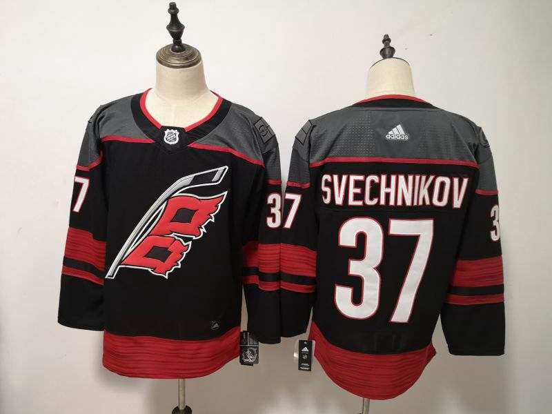 Carolina Hurricanes Black SVECHNIKOV #37 NHL Jersey