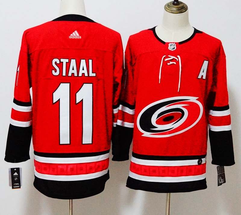 Carolina Hurricanes Red STAAL #11 NHL Jersey