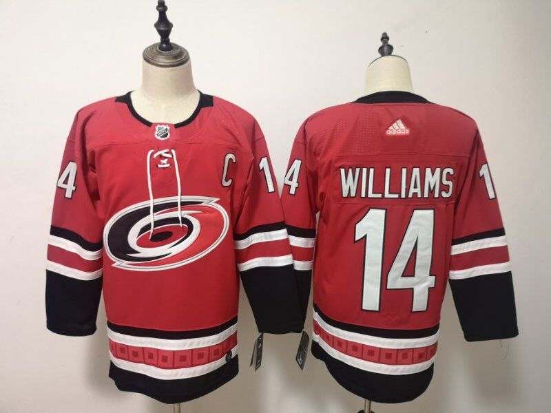 Carolina Hurricanes Red WILLAMS #14 NHL Jersey