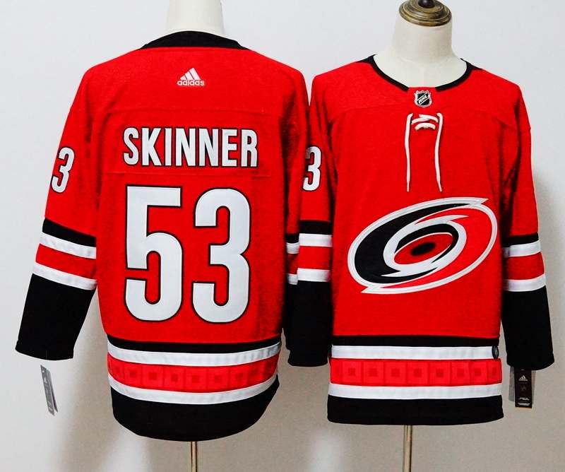 Carolina Hurricanes Red SKINNER #53 NHL Jersey