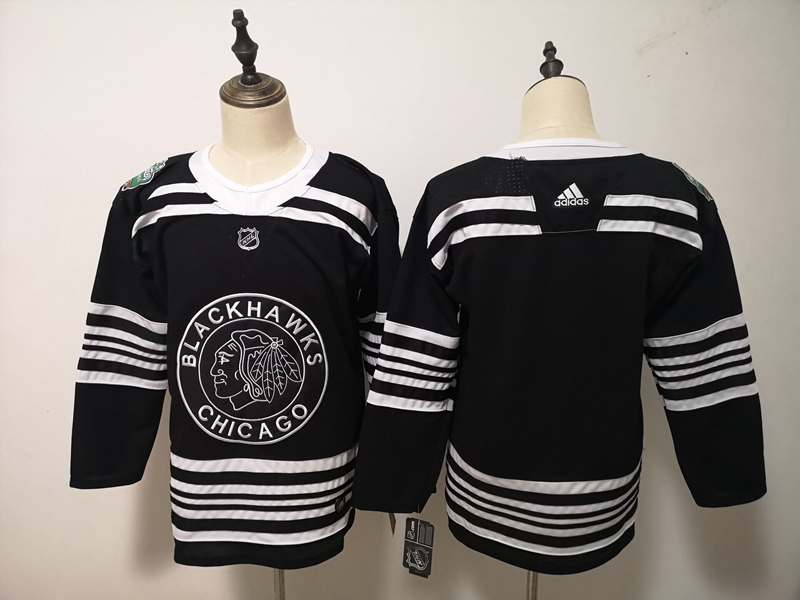 Chicago Blackhawks Black NHL Jersey Custom