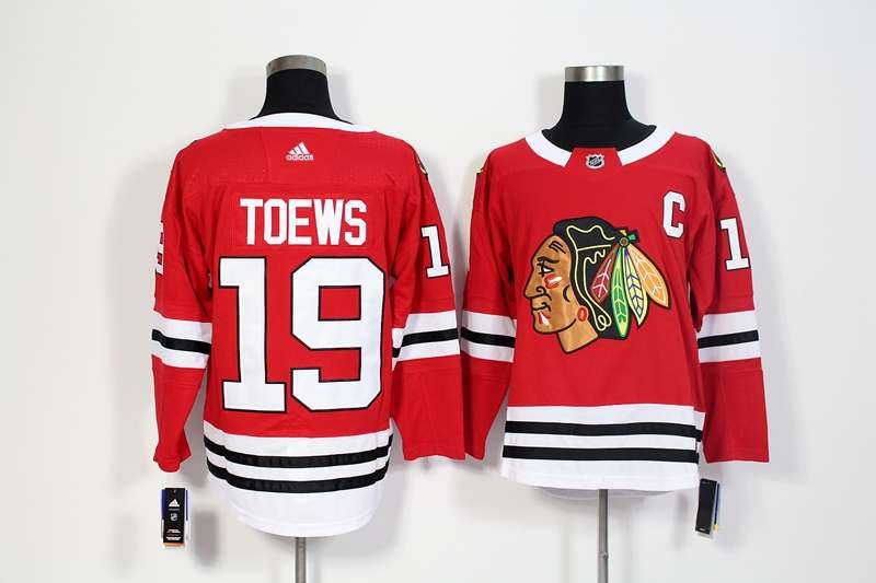 Chicago Blackhawks Red TOEWS #19 NHL Jersey