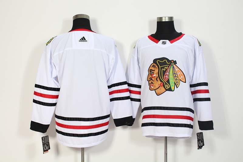Chicago Blackhawks White NHL Jersey Custom
