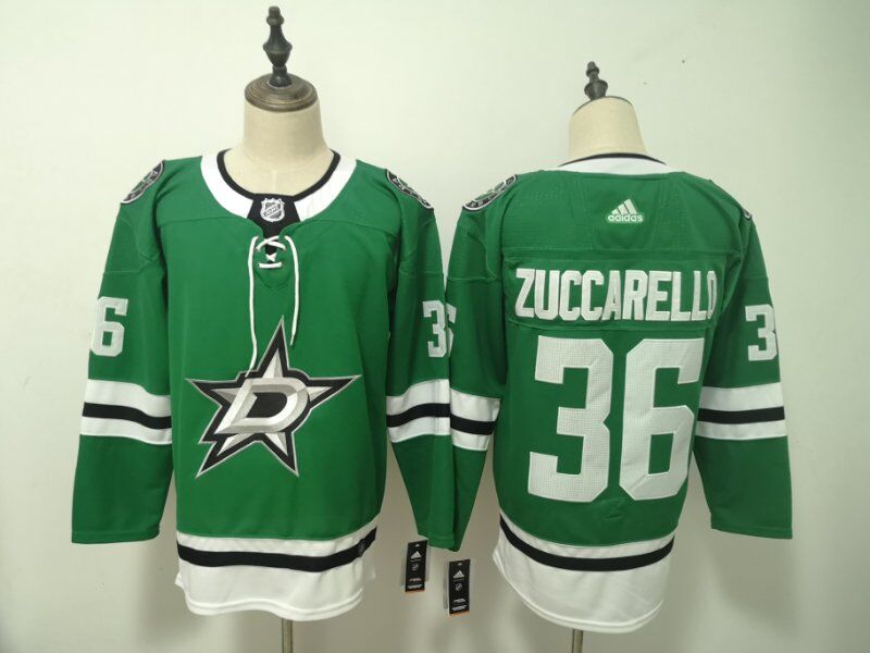 Dallas Stars Green ZUCCARELLO #36 NHL Jersey