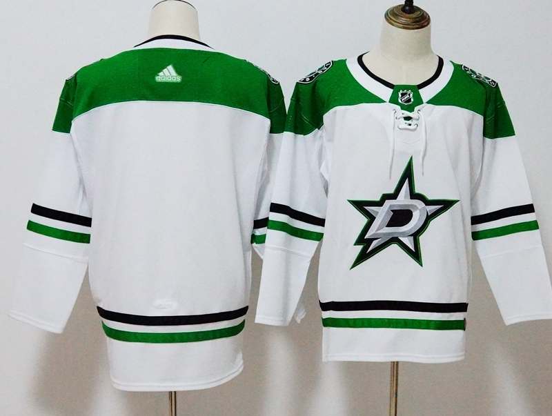 Dallas Stars White NHL Jersey Custom