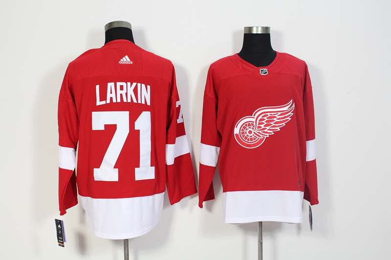 Detroit Red Wings Red LARKIN #71 NHL Jersey