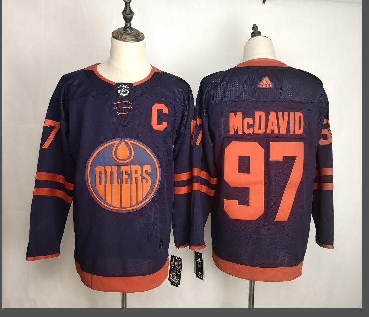Edmonton Oilers Dark Blue MCDAVID #97 NHL Jersey