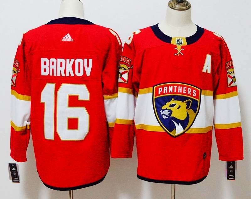 Florida Panthers Red BARKOV #16 NHL Jersey