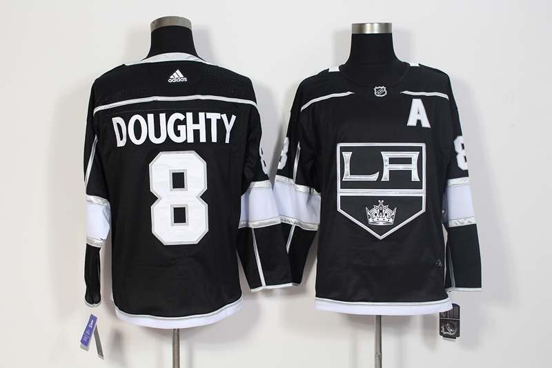 Los Angeles Kings Black DOUGHTY #8 NHL Jersey