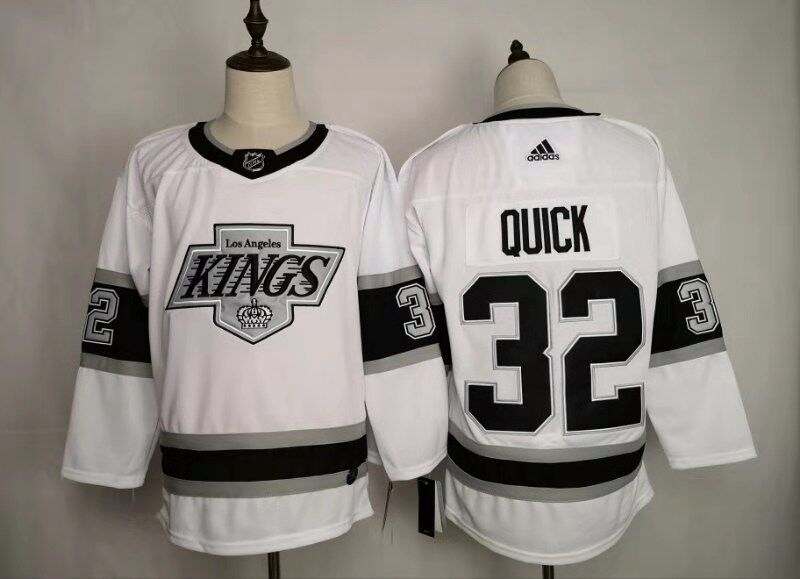 Los Angeles Kings White QUICK #32 Classics NHL Jersey