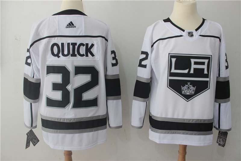 Los Angeles Kings White QUICK #32 NHL Jersey