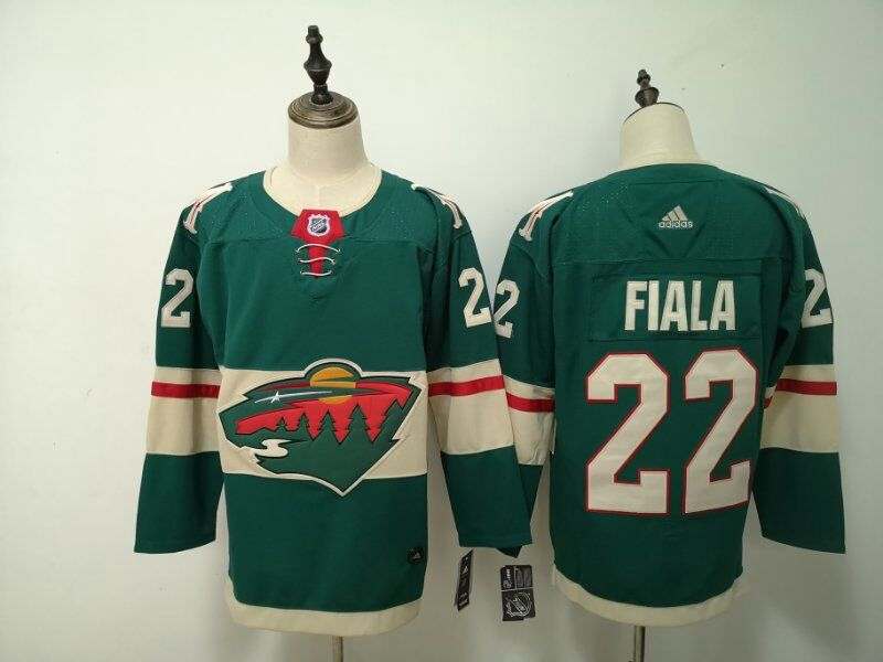 Minnesota Wild Green FIALA #22 NHL Jersey