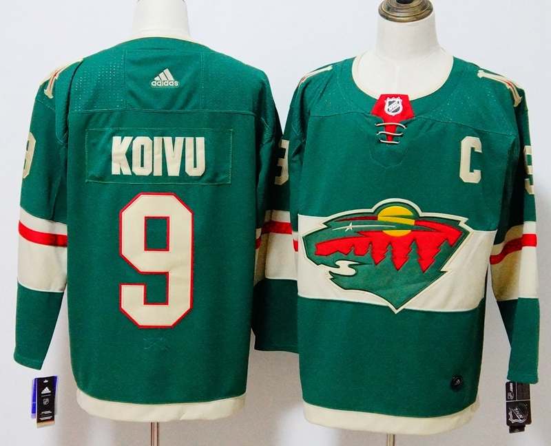 Minnesota Wild Green KOIVU #9 NHL Jersey
