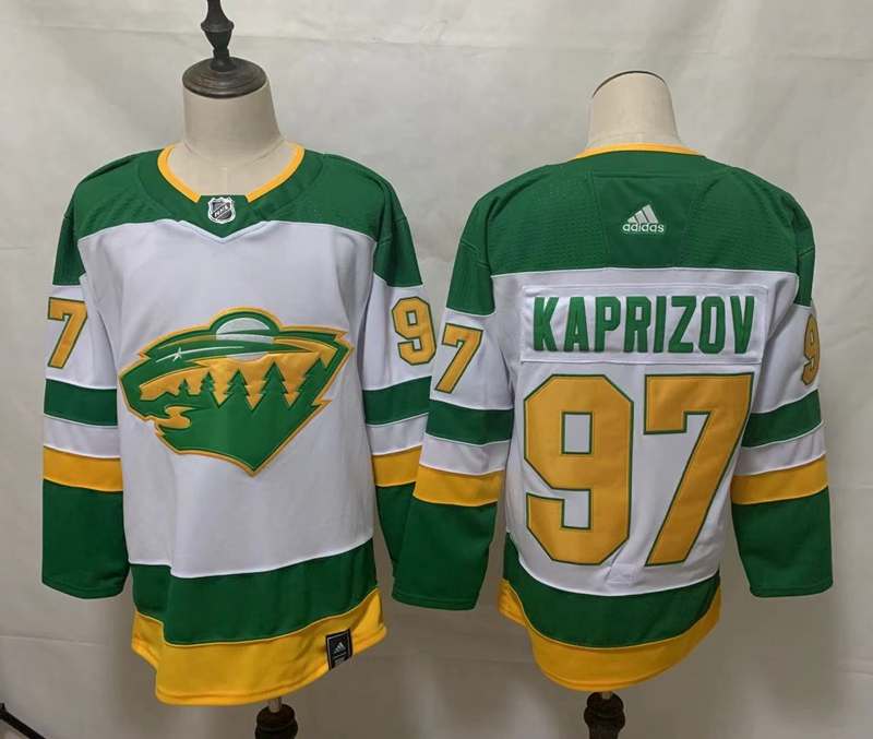 Minnesota Wild White KAPRIZOV #97 NHL Jersey