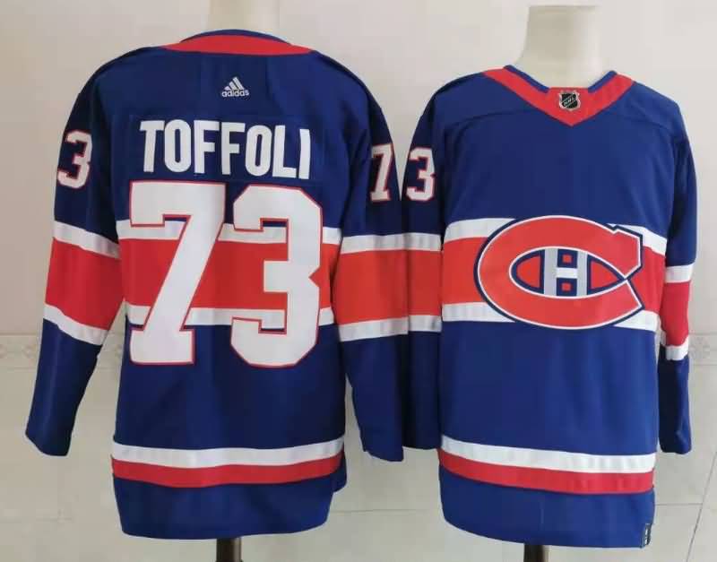 Montreal Canadiens TOFFOLI #73 Blue Classica NHL Jersey