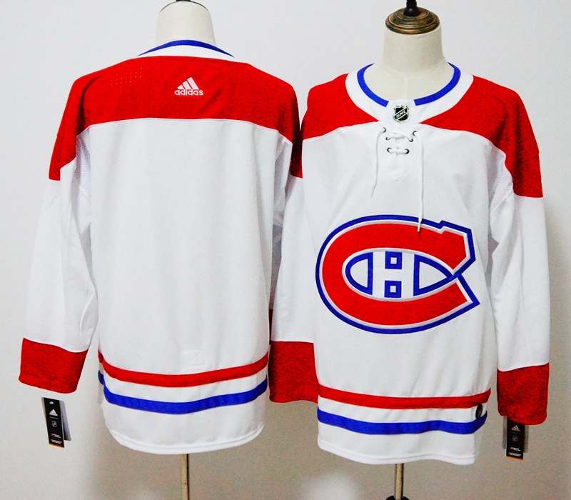 Montreal Canadiens White NHL Jersey Custom