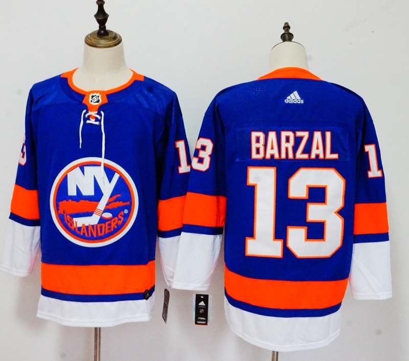 New York Islanders Blue BARZAL #13 NHL Jersey