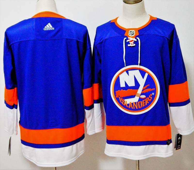 New York Islanders Blue NHL Jersey Custom