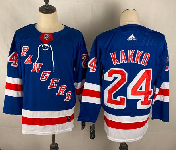 New York Rangers Blue KAKKO #24 NHL Jersey