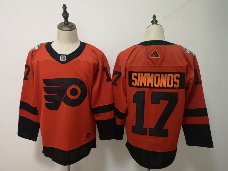 Philadelphia Flyers Orange SIMMONDS #17 NHL Jersey 02